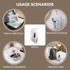Portable Travel Toiletry Bag with Mesh Compartment for Bathroom Storage and Organization