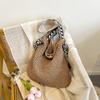 Large Capacity Woven Bag Women's Versatile New Casual Shoulder Straw Bag Seaside Vacation Beach Bag