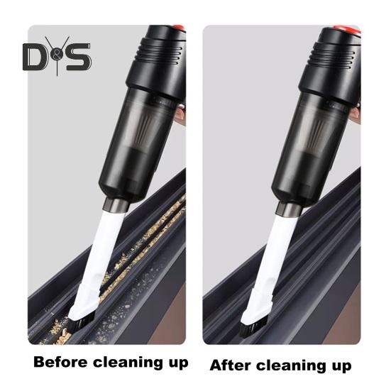 Автомобильный беспроводной мини-пылесос с высокоскоростным двигателем, мощное всасывание, перезаряжаемый беспроводной ручной пылесос