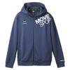 Толстовка Descente Full Zip Hoodie Stretch Training Running Navy L [Move Sports]