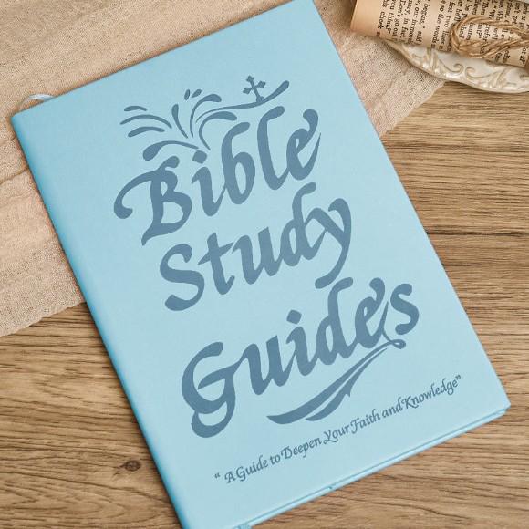 New 66 Page Leather Study Guide & Summary Book