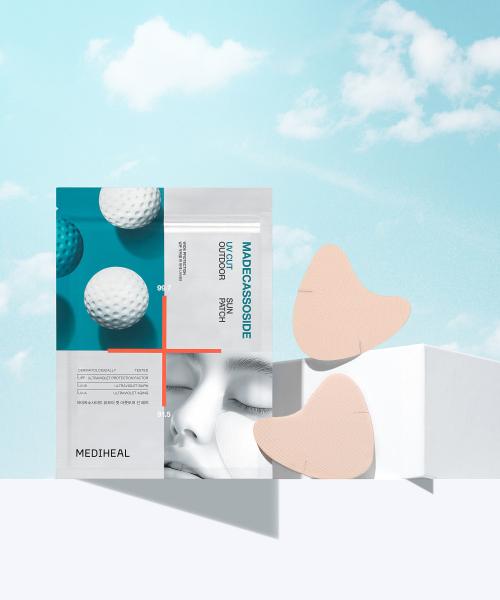 [Mediheal] Madecassoside UV Cut Outdoor Golf Sun Patch - 4 Pairs [Wide & Cooling]