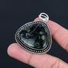 925 Silver Pear Natural Kambaba Jasper Birthday Sister Anniversary New Pendant