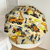 1PC construction workers construction vehicles Umbrella-8-Rib Reinforced Portable Folding Travel Suitable for All Seasons