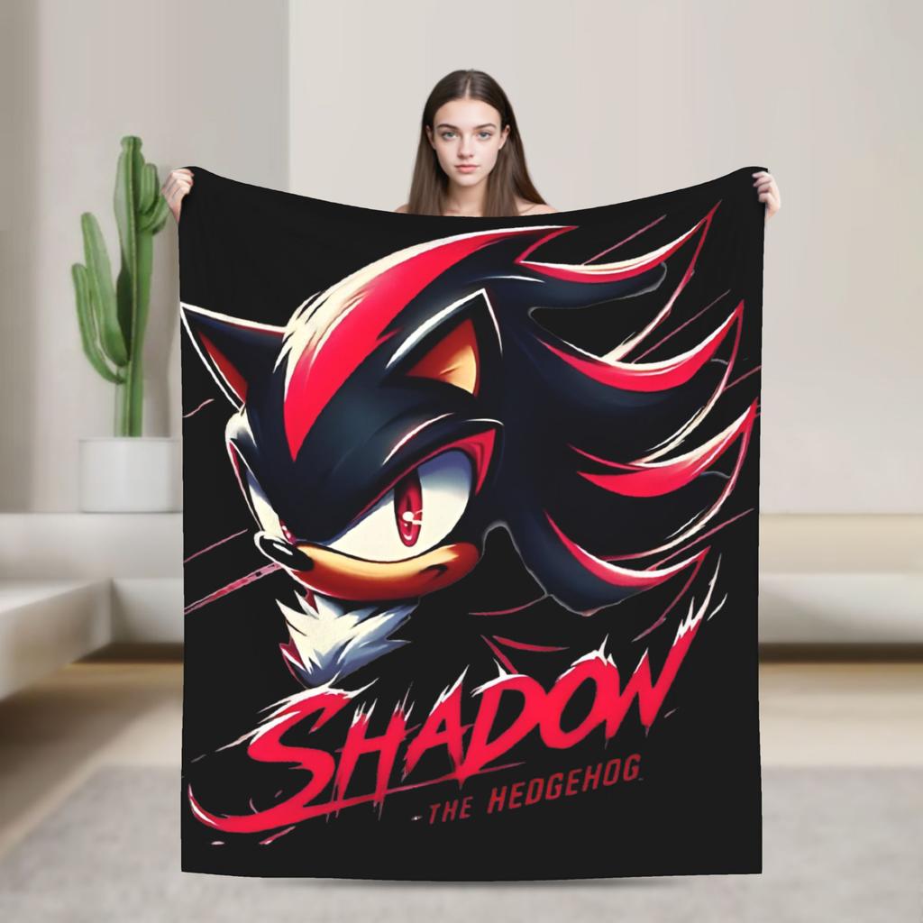 Бронированные Супер Ежик Тень Пледы Фланелевые Потрясающие Дышащие Пледы для Украшения Покрывала