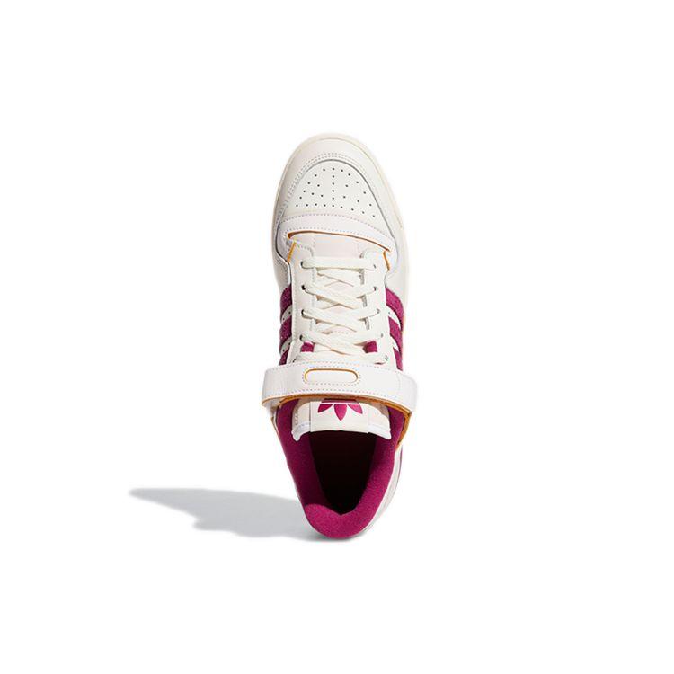 adidas Originals Forum 84 Low Power Berry Винтажные Прочные Легкие Низкие Кроссовки Унисекс Белый Фиолетовый GV9114