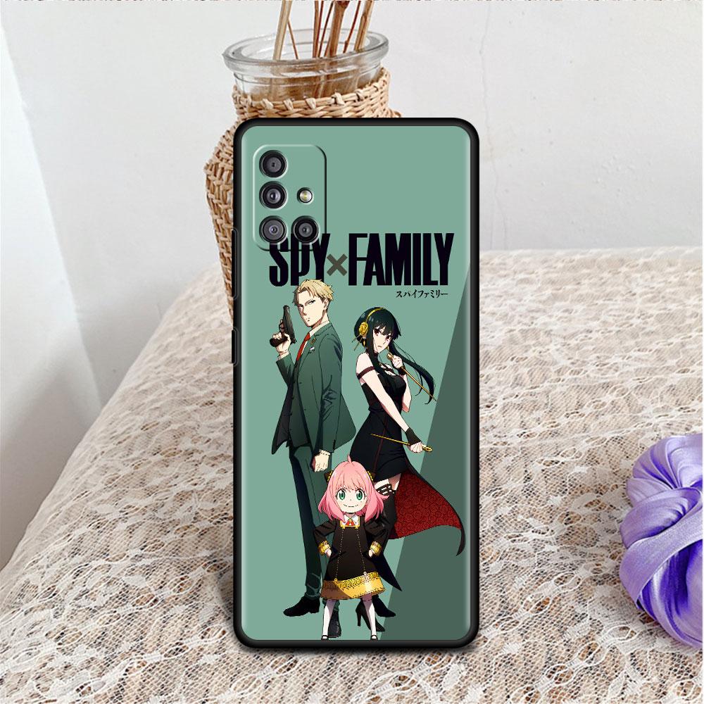 Чехол для Samsung Galaxy A52 A12 A51 A32 A71 A21s A22 A11 A02s A03 A23 A13 A53 A41 A31 A72, мягкий чехол для телефона SPY×FAMILY, аниме-капа