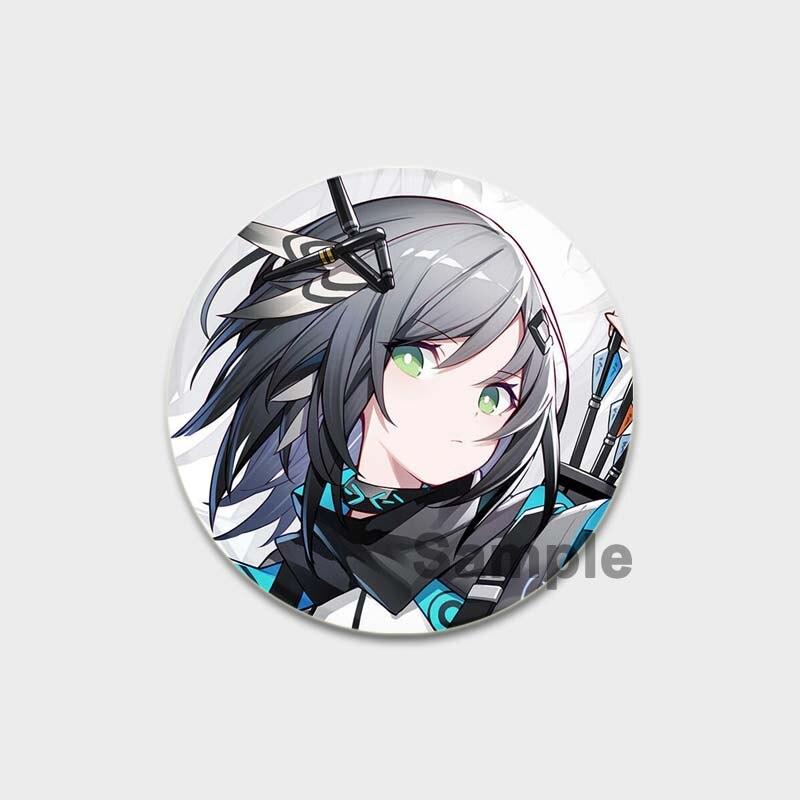 58 мм модные ювелирные аксессуары поп-игра Arknights эмалированные булавки эстетическая милая брошь ручной работы булавка мультяшный значок для рюкзака одежды