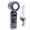 Handheld Fan Digital Display High Speed Turbine Ice Cooling Fan Foldable Fan with Light for Travel