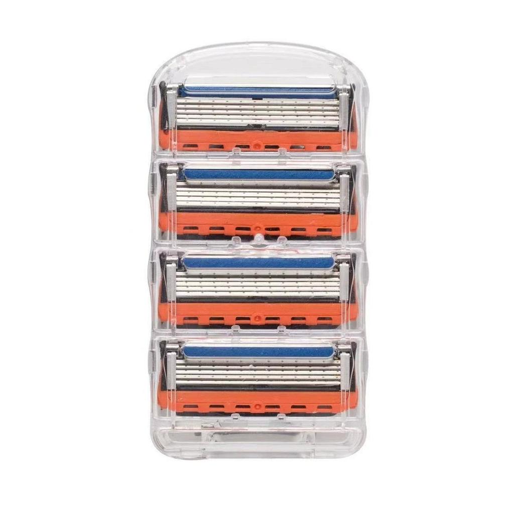 German Quality Men's Razor with Five Ultra-Thin, Anti-Scratch Blades