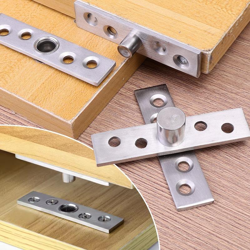 Поворотная петля Нержавеющая сталь 360-градусные вращающиеся петли Вверх Вниз Мебель Расположение Шток Дверь Шкафа Шкаф Поворотные петли