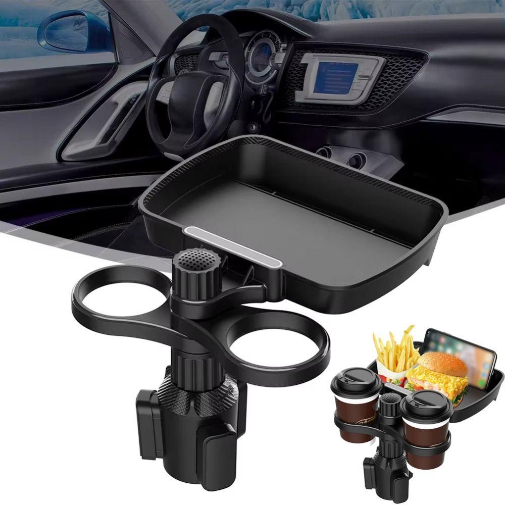 Съемная конструкция Расширитель подстаканника автомобиля Столик-поднос для еды в автомобиле Автоаксессуары