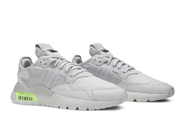 Мужские кроссовки adidas Nite Jogger Серый Один Серый Один/Серый Два/Сигнальный Зеленый