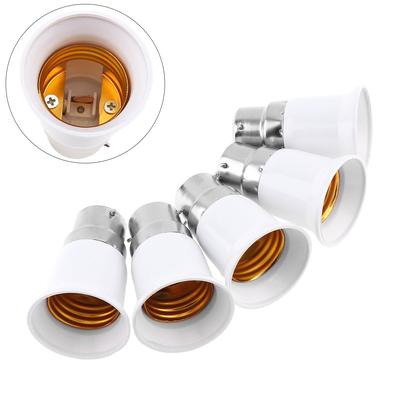 5 шт. B22 на E27 светодиодный адаптер для цоколя лампы Универсальный преобразователь света патрон для лампы