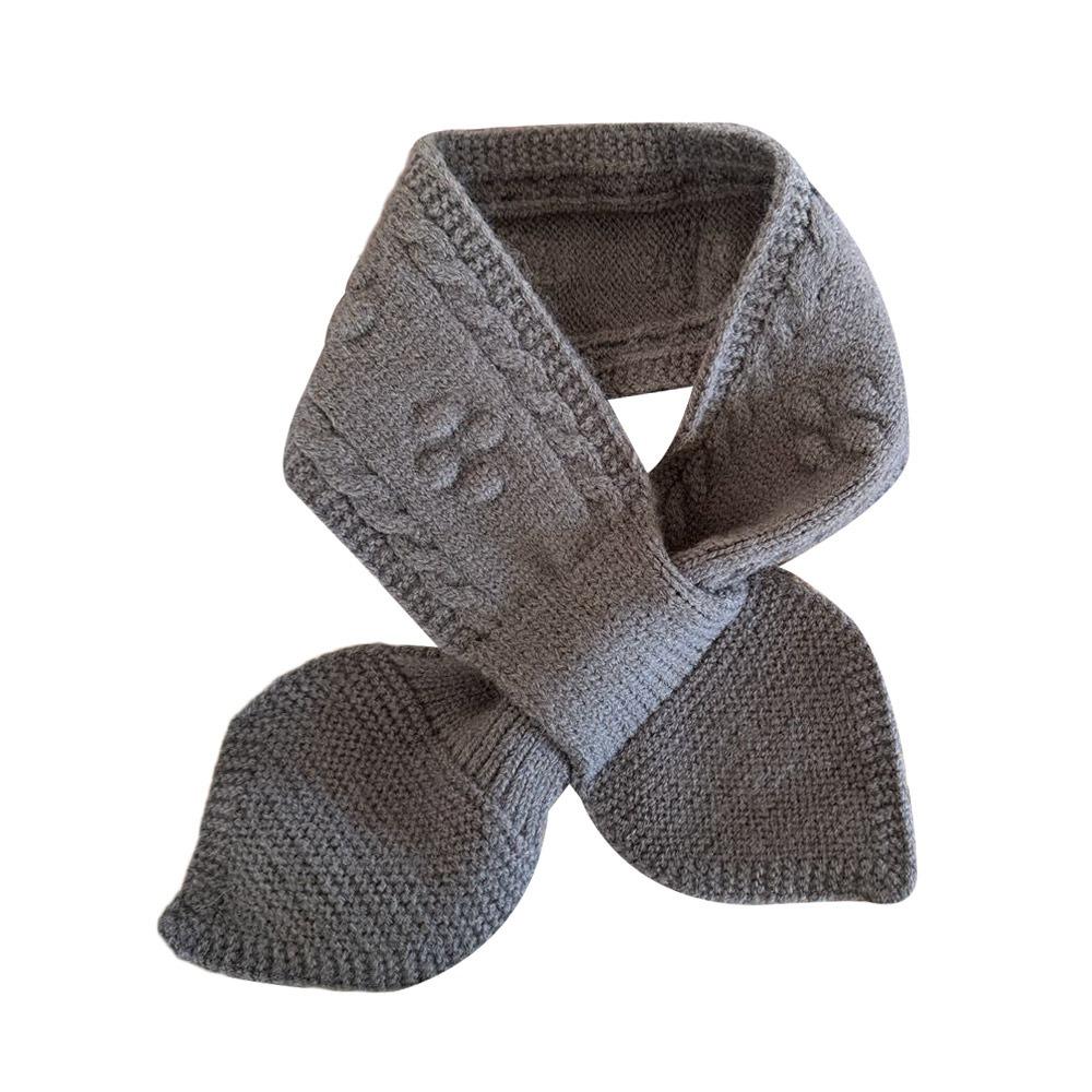 Мягкий детский зимний шарф Теплый детский платок Простой вязаный шарф Для улицы