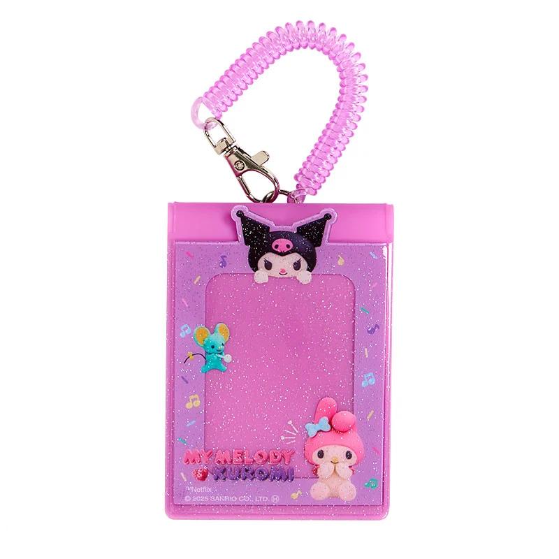 Sanrio My Melody & KUROMI KUROMI Рамка Чехол для проездного Япония НОВЫЙ
