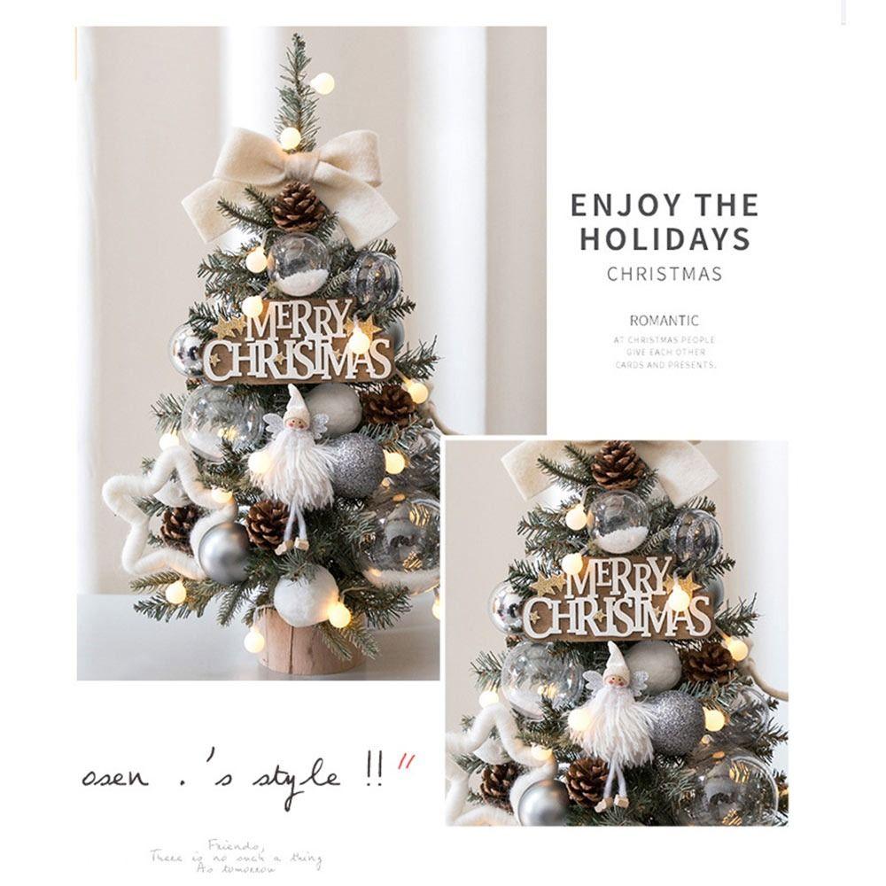 45см Набор для сборки рождественской елки своими руками Искусственная сосна Настольная рождественская елка Настольное украшение