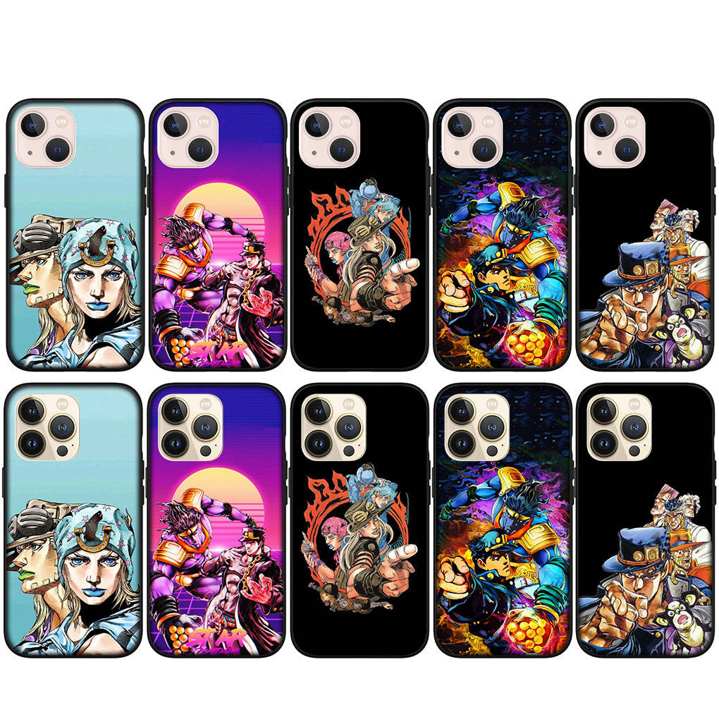 Для iPhone 16 15 X XR Samsung Galaxy S24 S23 A16 Xiaomi Redmi Note 13 12 11 Pro Max 9 14 Plus Huawei OPPO Poster JoJo's Bizarre Adventure Phone Case