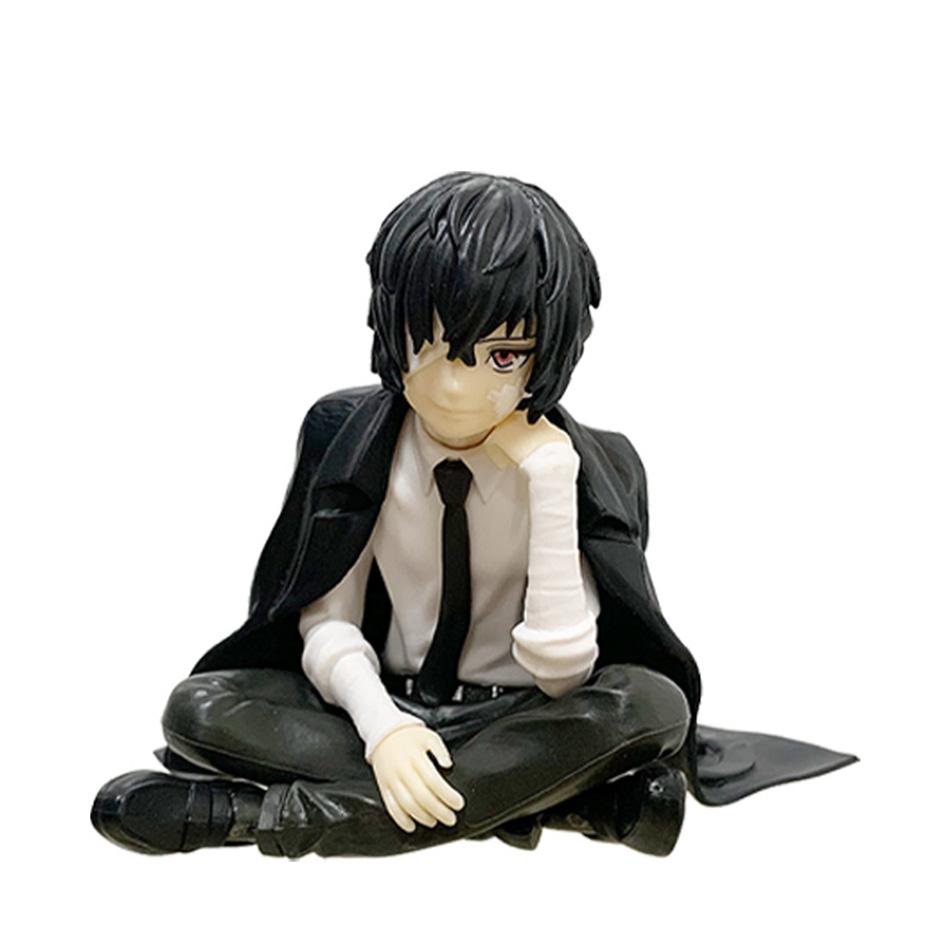 High Quality Furyu Bungo Zwerfhonden 13Cm Dazai Osamu Noedels Pers Figuur Japanse Cartoon Beeldjes Collectie Schattig Speelgoed