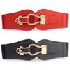 Women'S Decorative Elastic Wide Belt With Dress Down Jacket With Plastic Waist Waist Seal Three Sizes