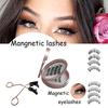 1 Set Magnetic Eyelashes with Tweezer Natural Looking Magnetic Fake Lashes with Applicator Tool Women Girls Eye Makeup Tools