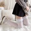 Lolita Lace Stockings Women Girls Over Knee Socks Female Jk Long Stocking