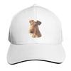 Airedale Terrier Head Art Baseball Cap Contrast Two Tone Brim Snapback Flat Bill Strapback Dad Hat