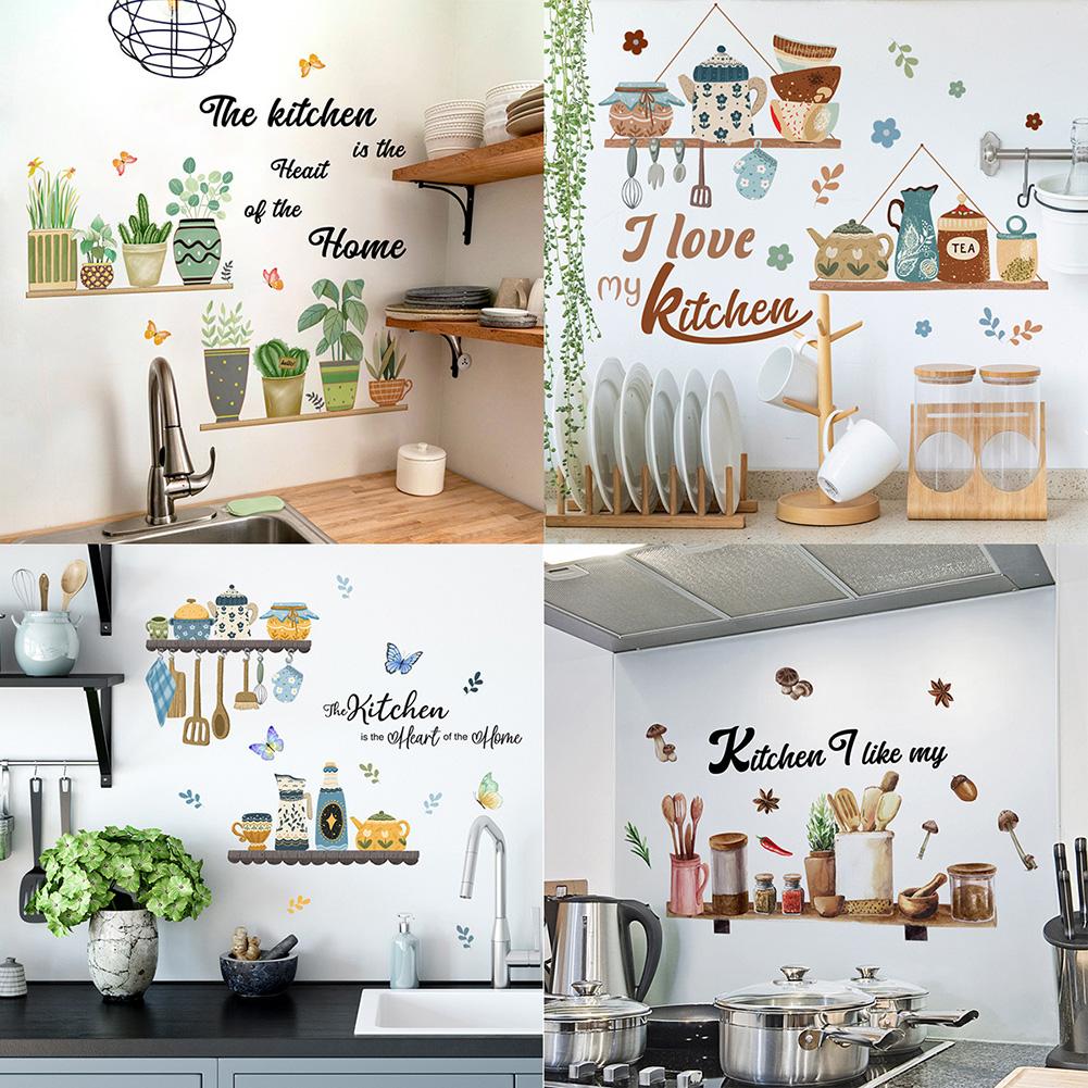 Decals Stickers Butterfly Creative Flower Matte PVC