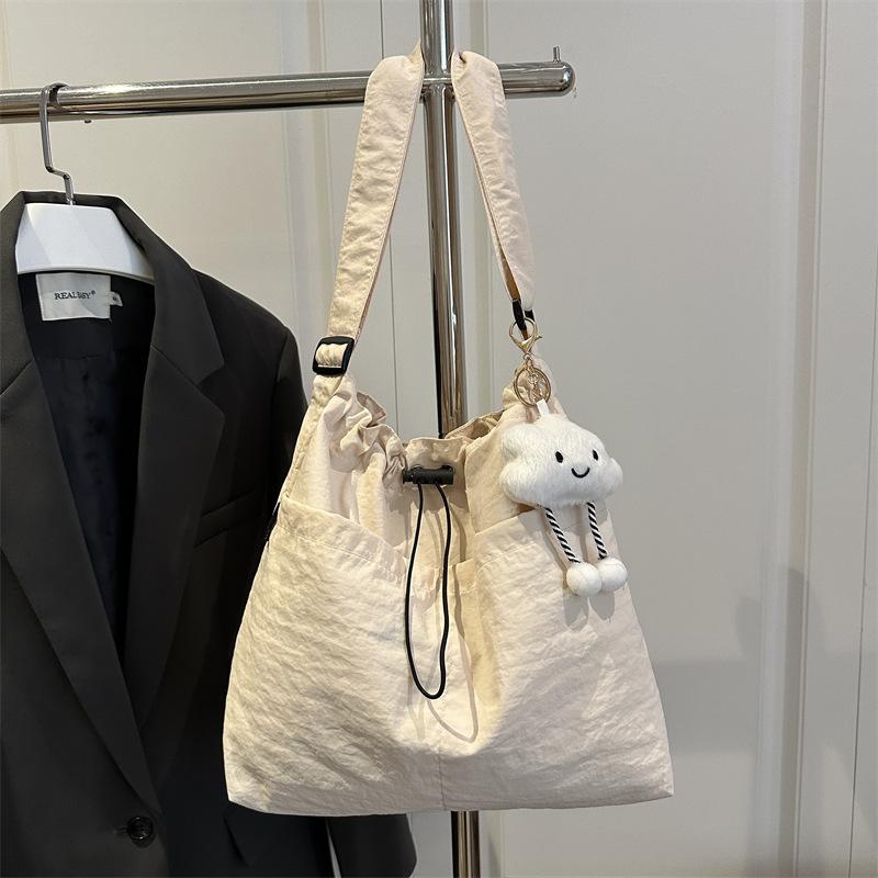 Японская повседневная большая сумка женская 2025 новая мода сумка-шоппер на плечо для мамы большой вместимости сумка-тоут сумка для поездок на занятия