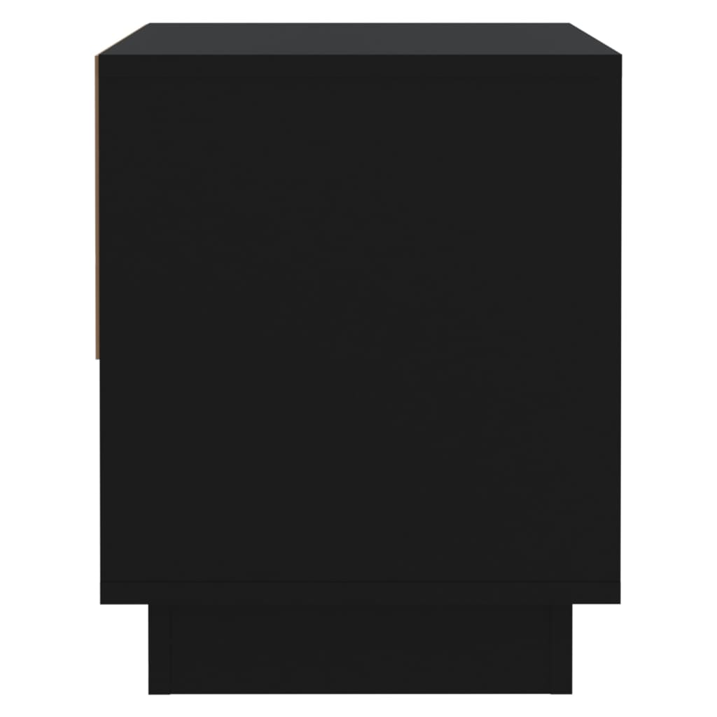Nightstand Black 45 x 34 x 44 cm Particleboard