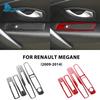 Для Renault Megane RS 2009 2010 2011 2012 2013 2014 Настоящая мягкая наклейка из углеродного волокна для панели подъема окон автомобиля LHD RHD