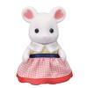 Кукла-мышь Sylvanian Families ST Mark сертифицирована для детей от 3 лет и старше Игрушечный кукольный домик Sylvanian Families EPOCH [Marshmallow Girl] Ne-106