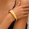 Женский браслет в европейском и американском стиле, легкая роскошь, уникальный гладкий дизайн, витой браслет, универсальные ювелирные изделия высокого класса для женщин