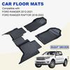TPE 3D Коврики для пола Коврик для ног для Ford Ranger T6 T7 T8 2012-2025 Ranger Raptor Двойная кабина 4x4 Пикап Аксессуары для интерьера Коврик для пола