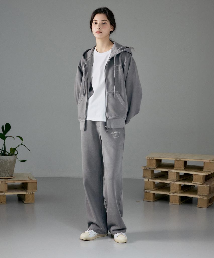 HYPERREET Unisex Pigment Wide Sweatpants [Stone]_Hg1Tp114