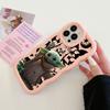 S-Stars-wars Baby Yodas Phone Case For iPhone 17E 11 12 13 14 15 16 17 Pro Max 16e Air 13 Plus Wave Side Candy Color Back Cover