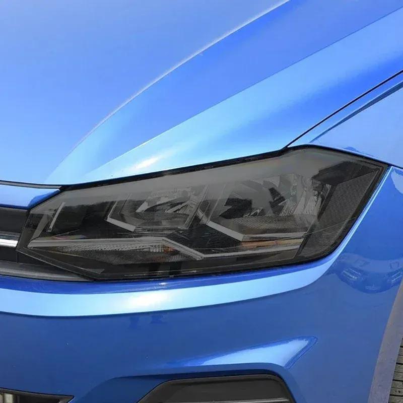 Для Volkswagen VW POLO 2018 Автомобильные Наружные Фары Защитная от царапин Передняя Фара Тонировка TPU Защитная Пленка Чехол Аксессуары Наклейка