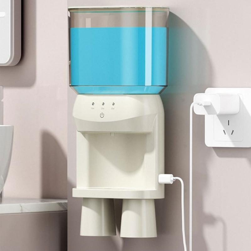 Автоматический дозатор ополаскивателя для рта, электрическая машина для полоскания рта, настенный, 1200 мАч, включает магнитные держатели для стаканов