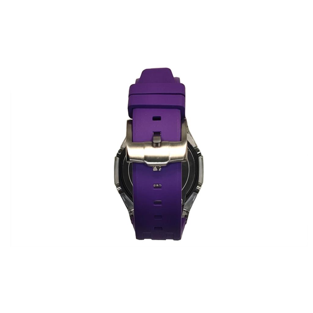 Casio Часы с кварцевым механизмом из коллекции Custom, ремешок из фторэластомера, мужские часы, черный циферблат GA-2100-1A(Watch3--)