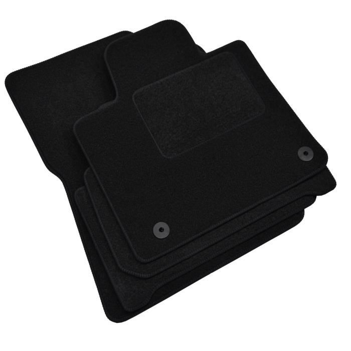 Tapis De Sol - KIA - Sorento - Velours Noir - 4 Pièces - Ajustement Précis