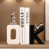 Керамическая Абстрактная Фигурка Статуэтка Закладка для Книг Читатель Фигурка Нордический Современный Простой Домашний Декор Книжная Полка Стол Закладки для Книг Украшения