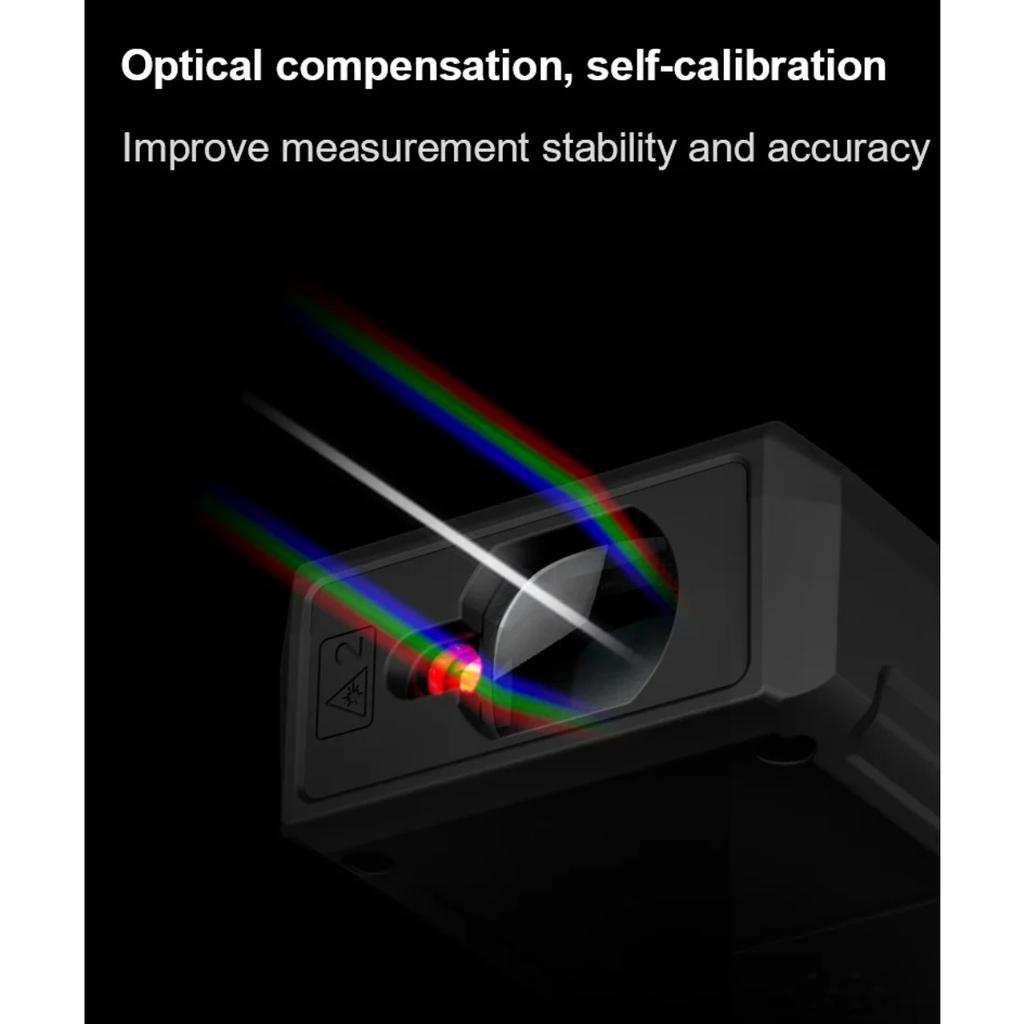 JOYBLISS Лазерный дальномер Цифровая рулетка 40 м/70 м/120 м Высокоточный лазерный измеритель расстояния Цифровая рулетка Дальномер