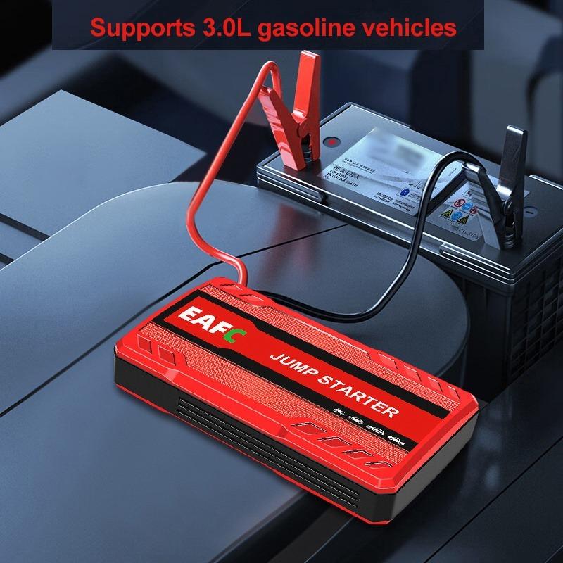 EAFC Портативный автомобильный пуско-зарядное устройство, Аварийный Power Bank, Мобильный источник питания - 12В Аварийный усилитель аккумулятора Зарядное устройство