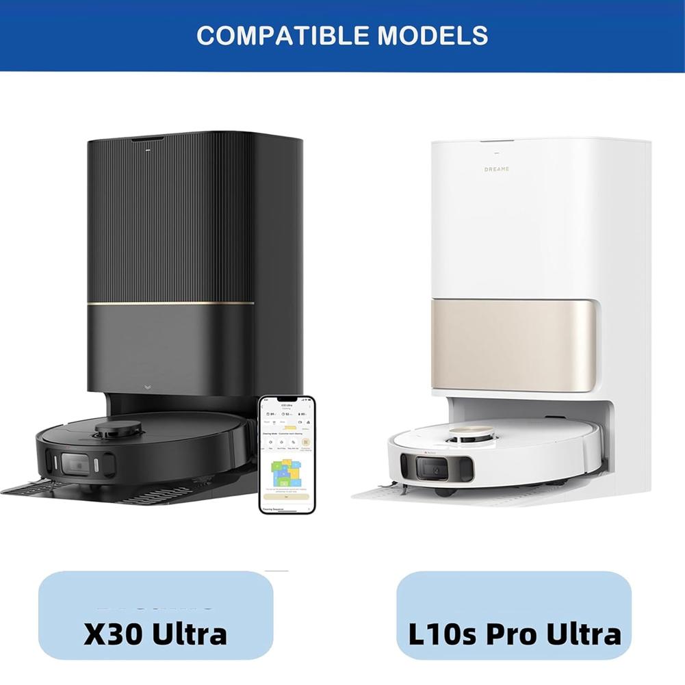 AT21-Для пылесоса Dreame X30 Ultra, L10s Pro Ultra Основная боковая щетка HEPA-фильтр Тряпка для мытья пола Мешок для пыли Комплект аксессуаров