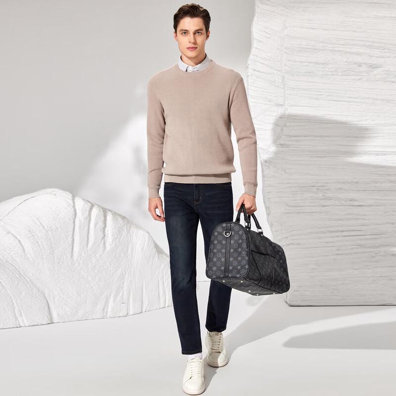 Мужской пуловер Antonio из 100% хлопка с круглым вырезом