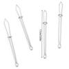 Pack Of 5 Elastic Band Threader Drawstring Threader Tweezers Easy Quick Insert Rope Threader Clip For Hoodies Pants