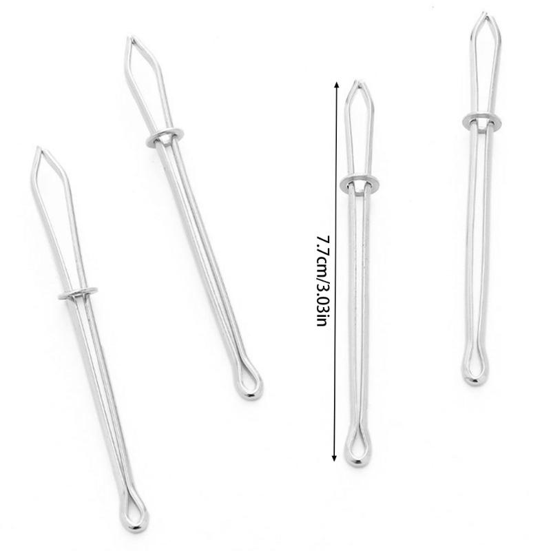 Pack Of 5 Elastic Band Threader Drawstring Threader Tweezers Easy Quick Insert Rope Threader Clip For Hoodies Pants