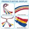 170CM Graduation Honor Cord Double Fringe Tassels Long Rope for Academic Ceremony Student Outfit Party Accessory