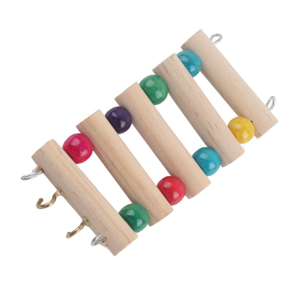 Bendable Structure Wood Climbing Swing Wooden Material Hamster Climbing Toy For Hamster