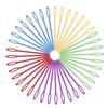 Plastic Plastic Needles DIY Craft Sewing Needle Tool ABS Knitting Needles  Kids DIY Toys